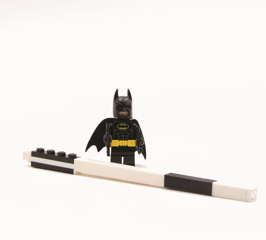 Penna Gel Nero Lego + Minifigure Batman