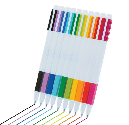 Set 10 penne gel Lego colori vari