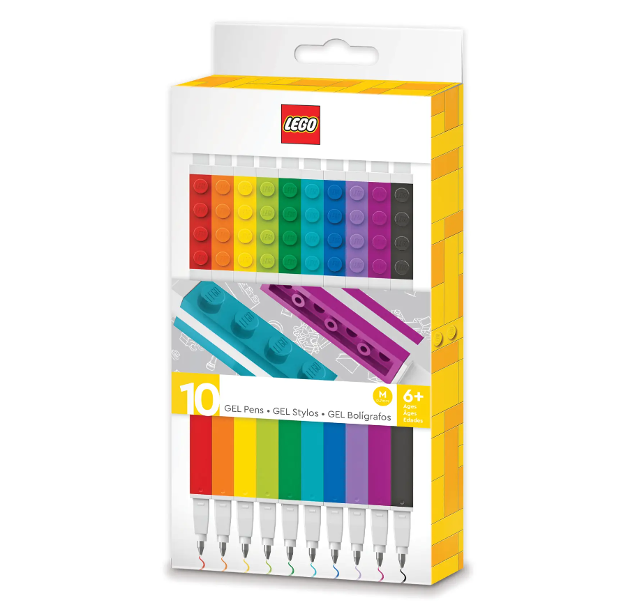 Set 10 penne gel Lego colori vari