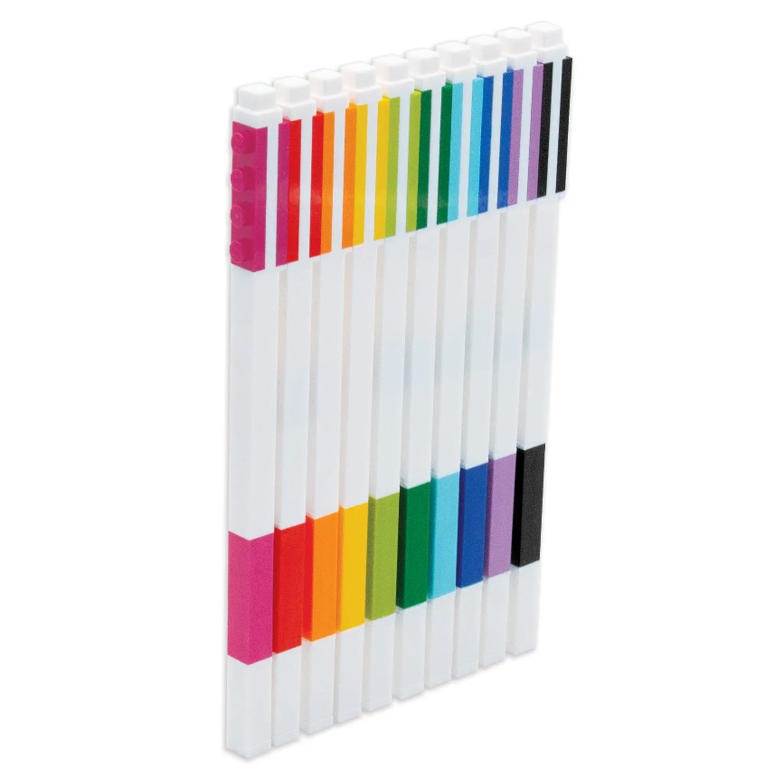 Set 10 penne gel Lego colori vari