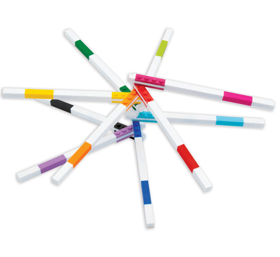 Set 10 penne gel Lego colori vari