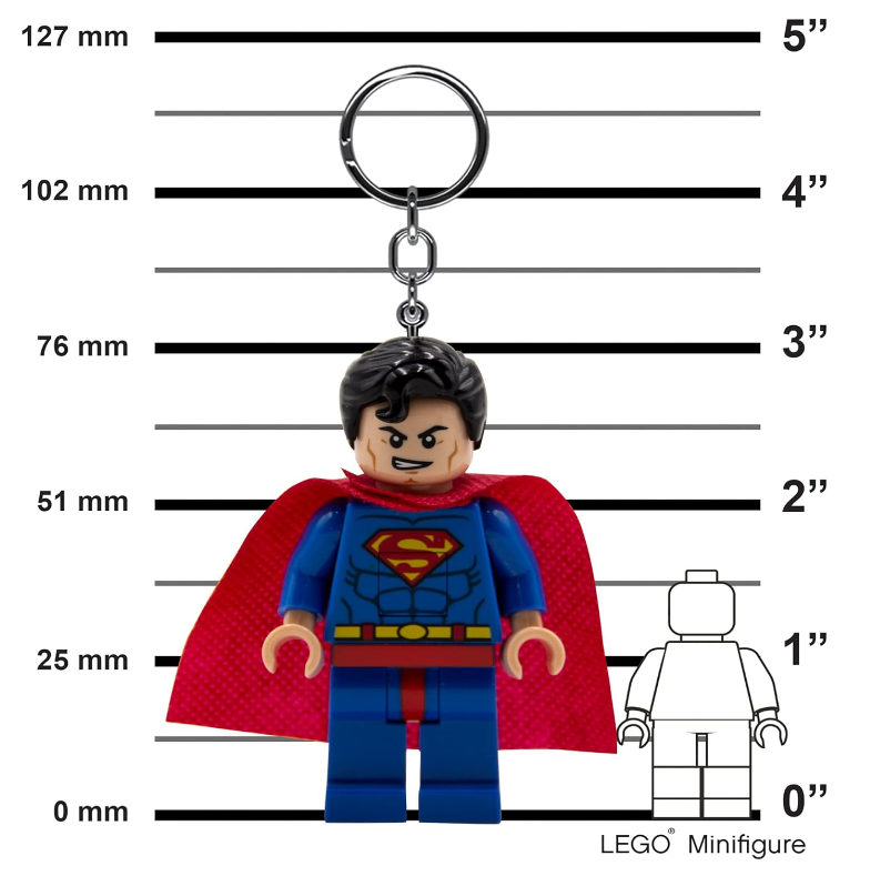Portachiavi Led Lego Superman