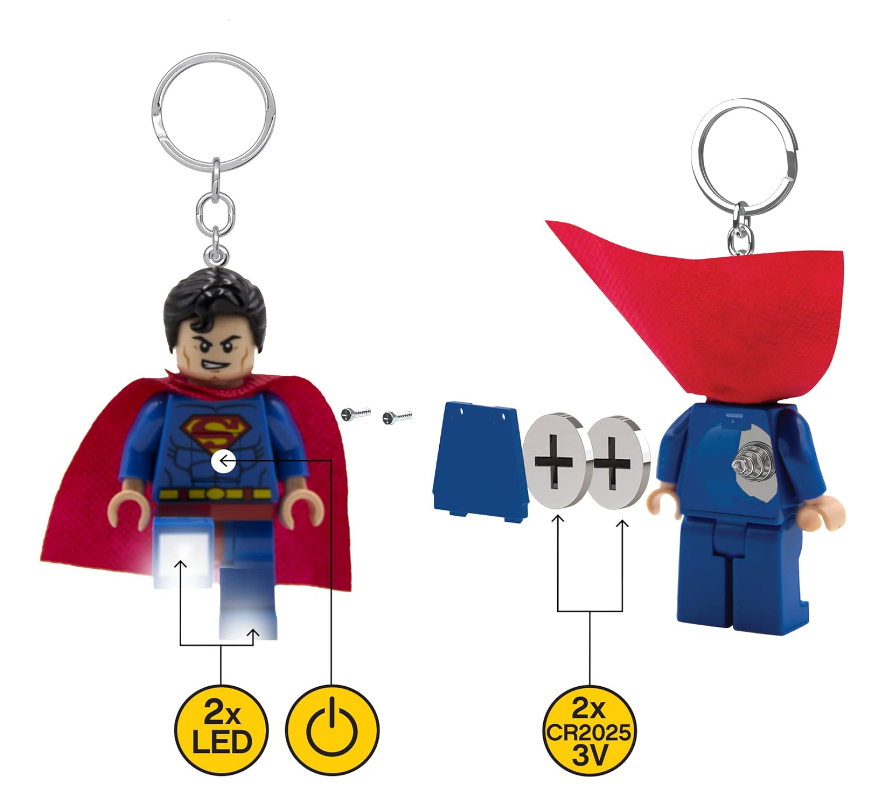 Portachiavi Led Lego Superman