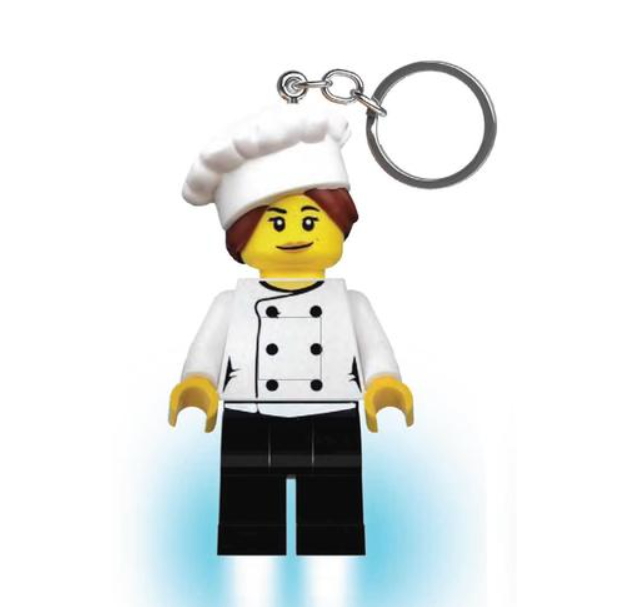 Portachiavi Led Lego Chef Girl