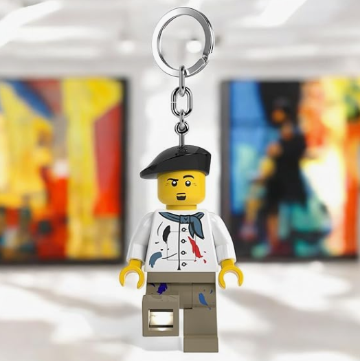 Portachiavi Led Lego Pittore