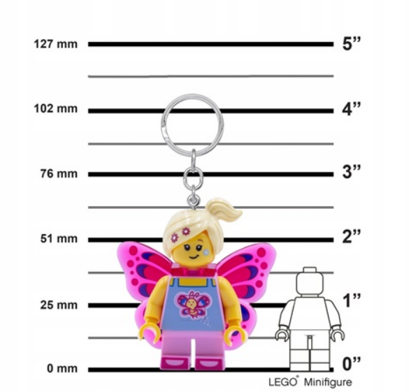 Portachiavi Led Lego Farfalla