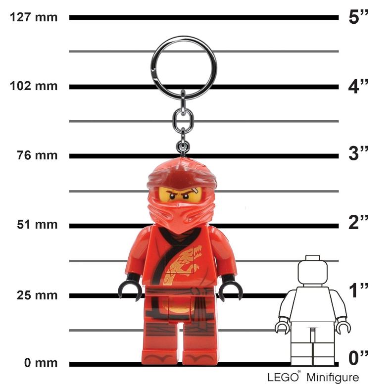 Portachiavi Led Lego Ninjago Kay