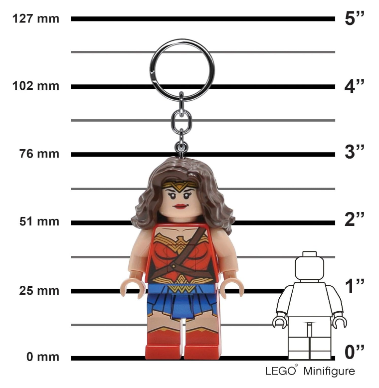 Portachiavi Led Lego Wonder Woman
