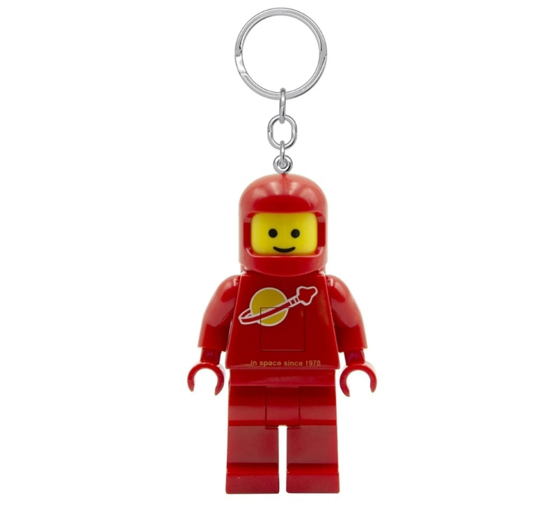 Portachiavi Led Lego Spaceman Rosso