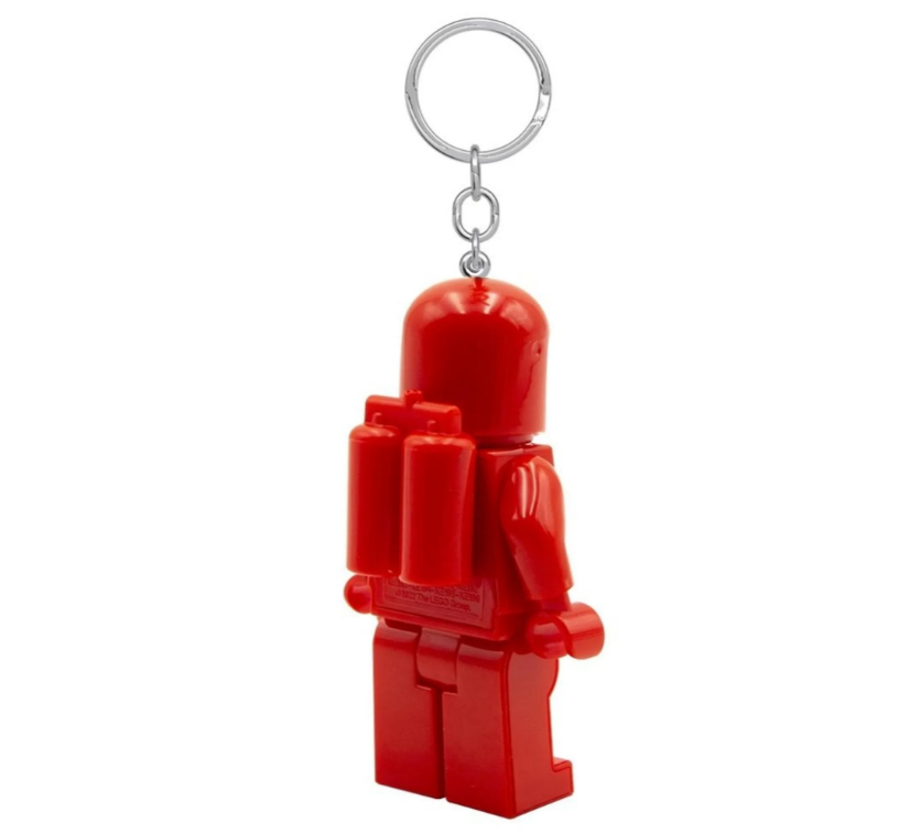 Portachiavi Led Lego Spaceman Rosso