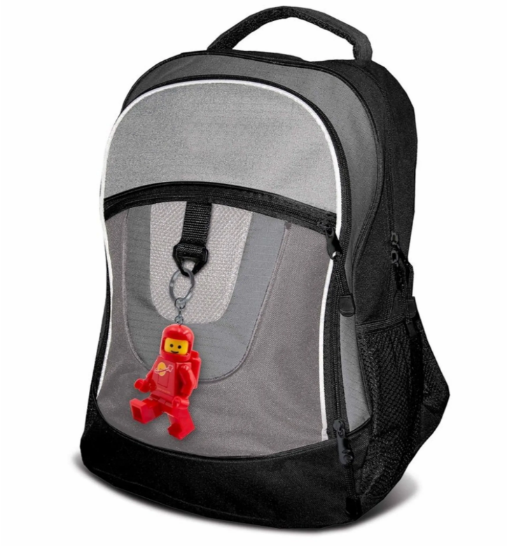 Portachiavi Led Lego Spaceman Rosso