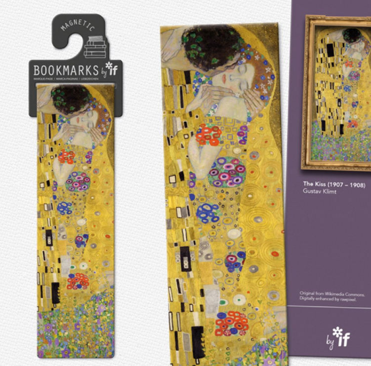 Segnalibro magnetico The Kiss Klimt