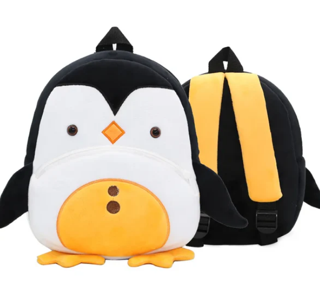 Zaino Pelouche Bambini Pinguino