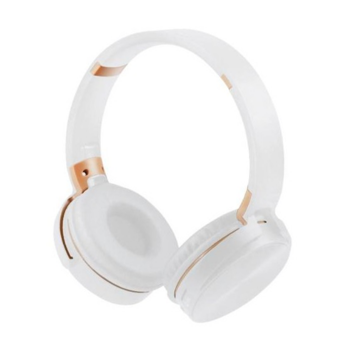 Cuffie Wireless con Microfono Bianco
