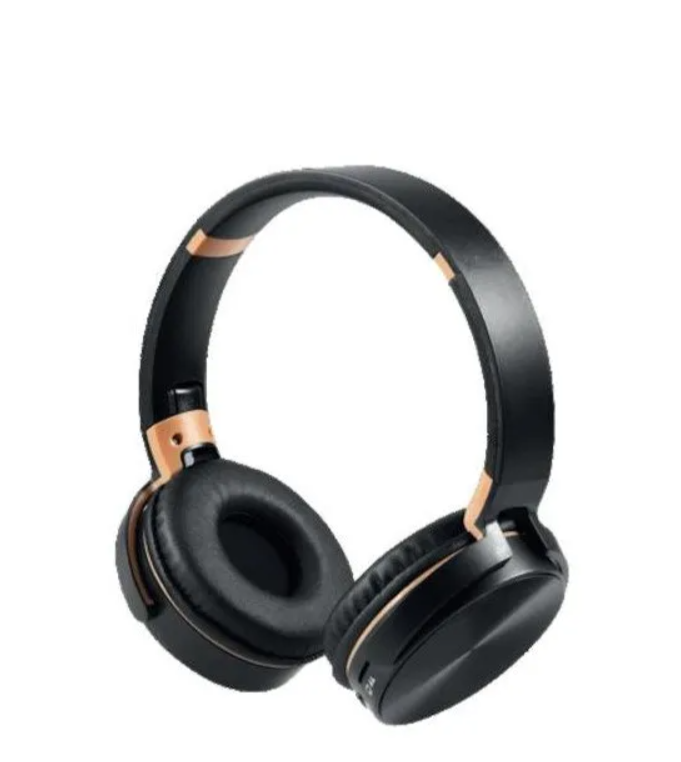 Cuffie Wireless con Microfono Nero