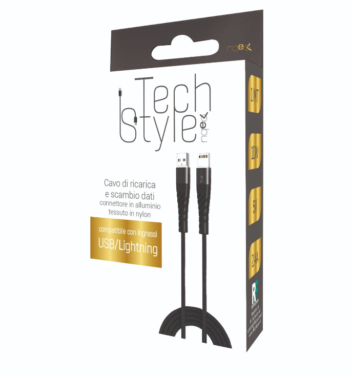 Cavo di ricarica USB/Lightning 1 Mt