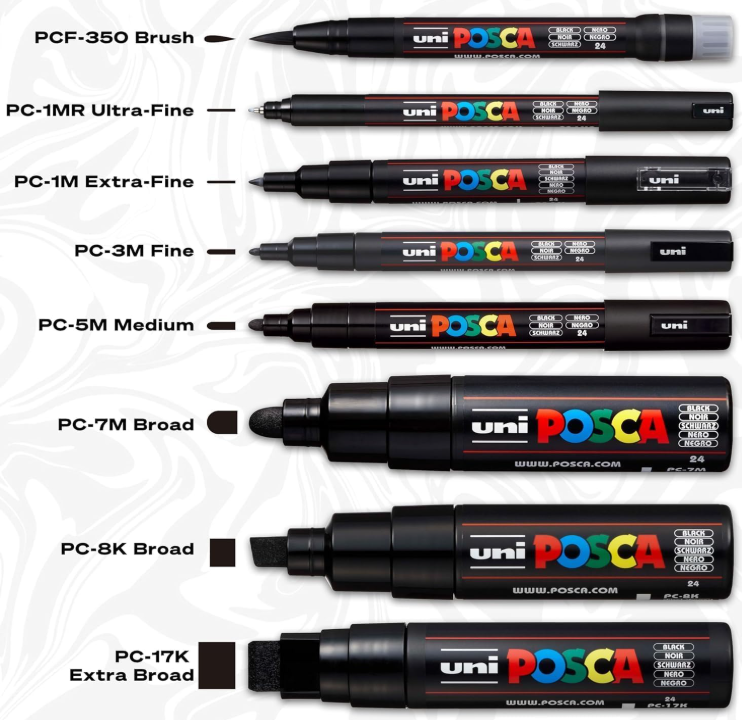 Uni Posca Gift Box 20 colori Pop