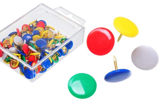 Confezione 50 punes colorate