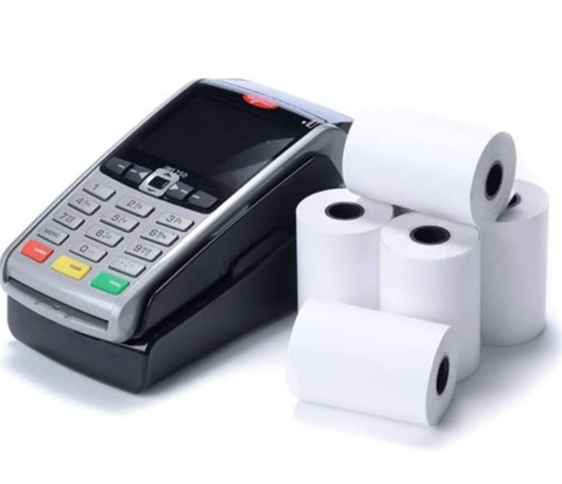 Rotolo carta termica per Pos f.to mm57x18mt confezione 10 rotoli