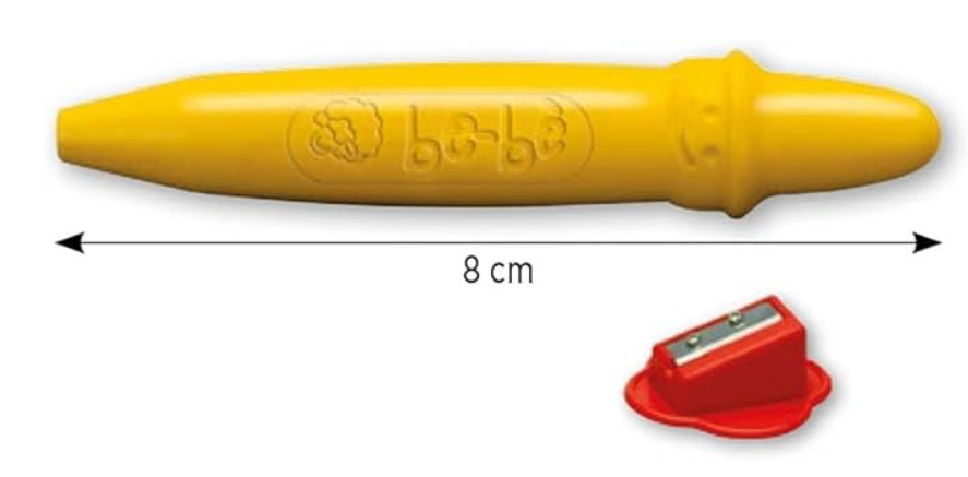 Giotto be-bè 10 Pastelloni a cera lavabili + temperino