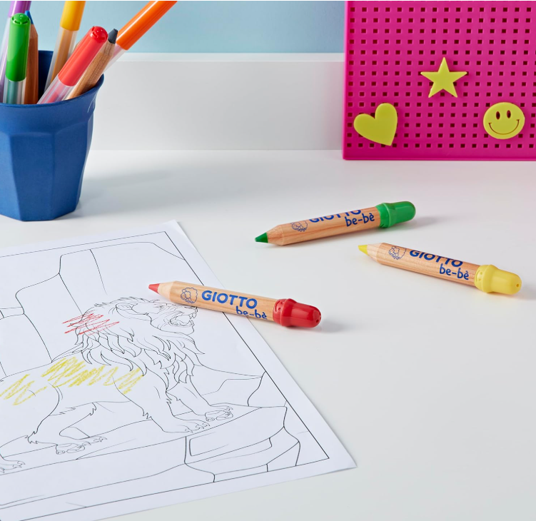 Giotto Be-bè confezione 6 matitoni lavabili