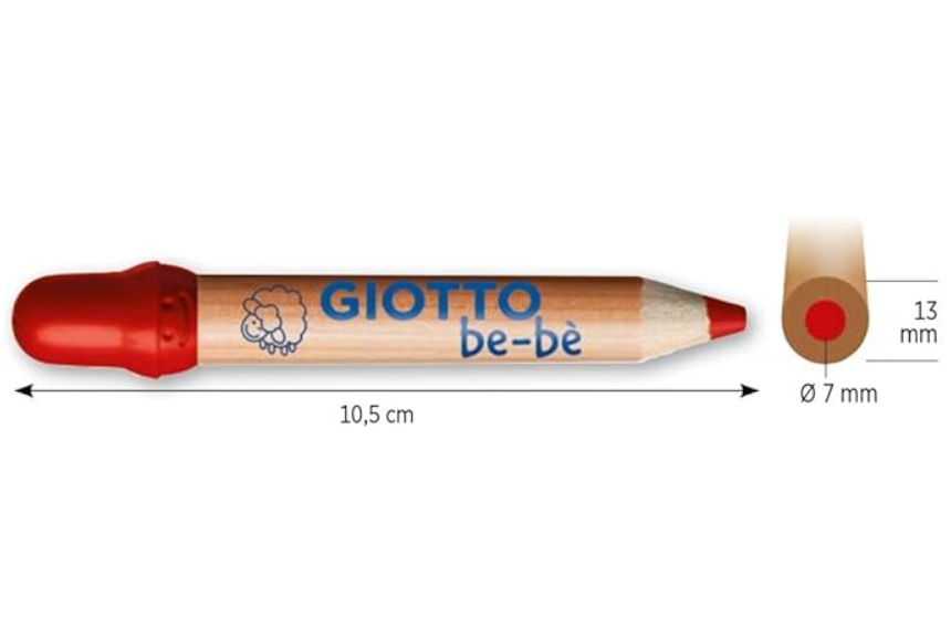 Giotto Be-bè confezione 6 matitoni lavabili