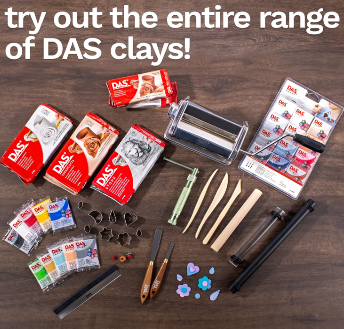 DAS Argilla, Pasta per modellare, 500 grammi