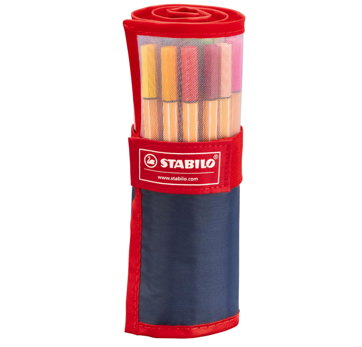 Stabilo point 88 - Fineliner - Rollerset con 25 Colori assortiti