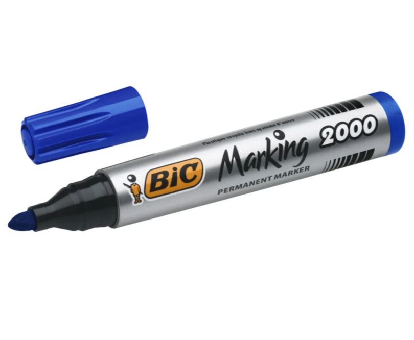 Marcatore Indelebile Bic Marking 2000 Blu