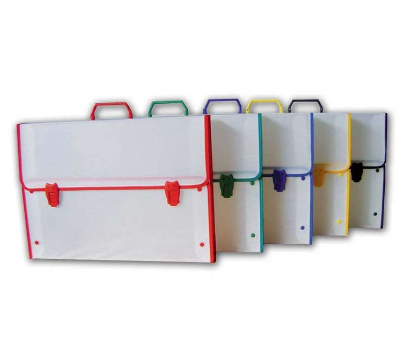 Valigia in Polionda Rinforzata a 2 Chiusure 27x38x8 cm PBD6