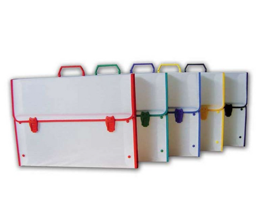 Valigia in Polionda Rinforzata a 2 Chiusure 27x38x8 cm PBD6