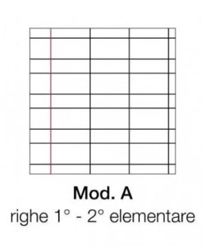 Quaderno A5 Rigatura "A"