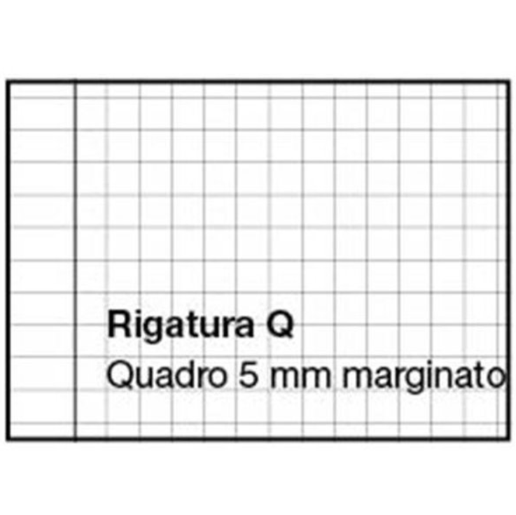 Quadernone A4 Rigatura "Q" 80gr