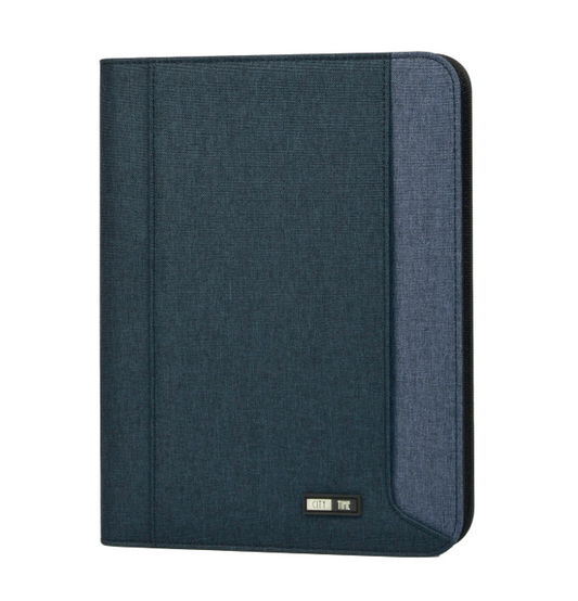 Portablocco cernierato in tessuto Blu