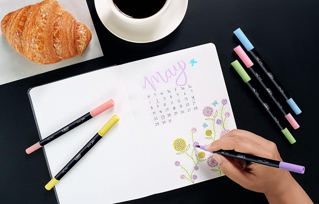 Pennarelli Bic Intensity Dual Tip Brush Pastel