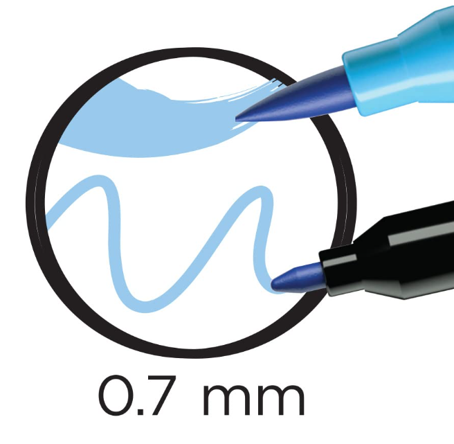 Pennarelli Bic Intensity Dual Tip Brush Pastel