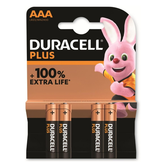 Duracell BATTERIE Pile MINISTILO AAA Blister 4 Pezzi MN2400B4 MN2400