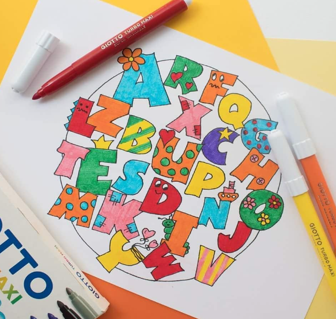 Astucci 12 Pennarelli Turbo Maxi Giotto