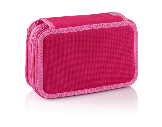 Astuccio 3 zip con corredo B.Color- Favorit Rosa