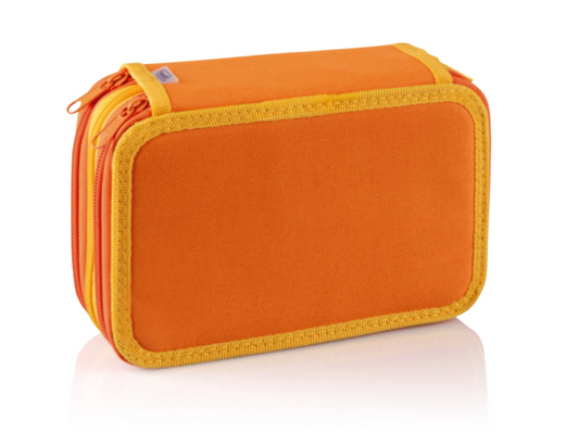 Astuccio 3 zip con corredo B.Color- Favorit Arancione