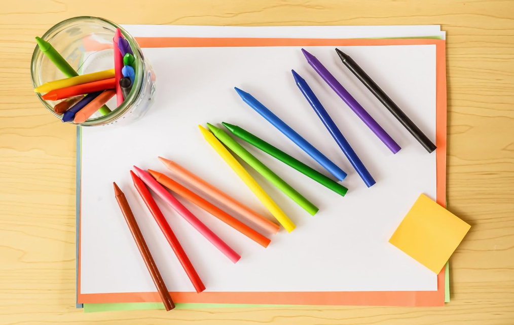 Colori a cera da 24 BIC PLASTICDECOR