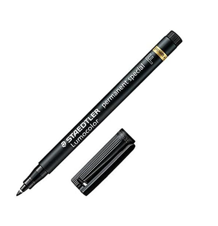Staedtler Lumocolor special 319 Punta "F" Nero Marcatore permanente
