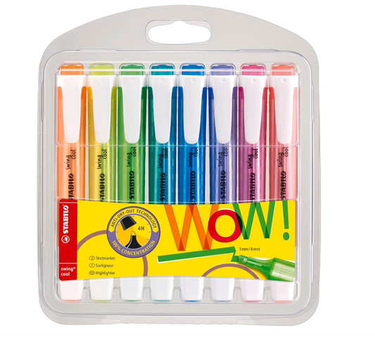 Set 8 Evidenziatori Stabilo Swing Cool 275/8-3