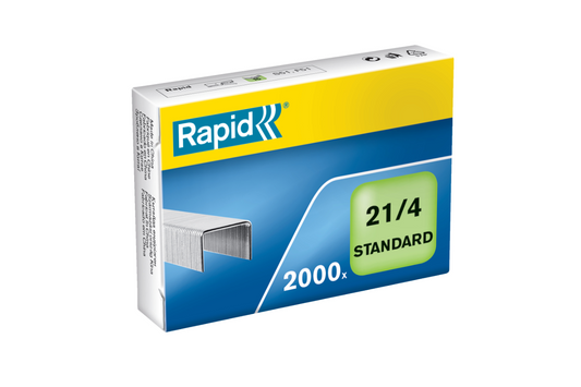 Scatola da 2000 punti cucitrice Rapid 21/4 (6/4) ZINCATI