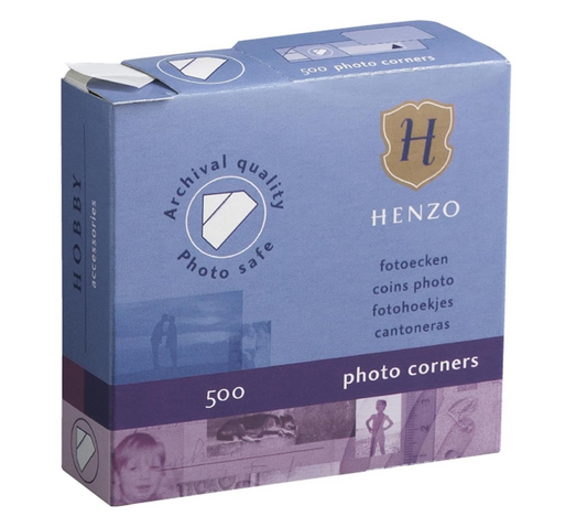 Angolini per foto bianchi in confezione di 500 pezzi