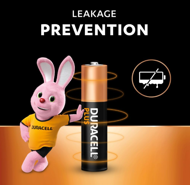 Batteria Stilo AA 1,5V Duracell Plus Blister 4 pezzi