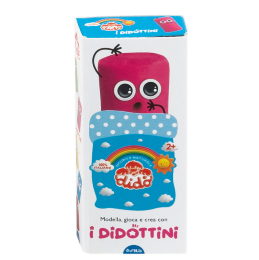 Pasta da modellare Didò salsicciotto Didottini - ROSA