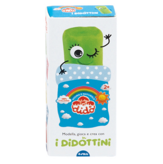 Pasta da modellare Didò salsicciotto Didottini - VERDE