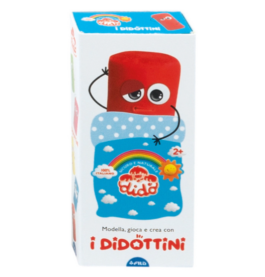 Pasta da modellare Didò salsicciotto Didottini - ROSSO