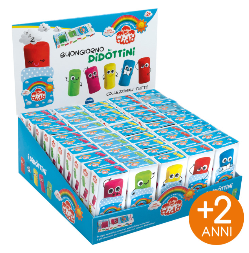 Pasta da modellare Didò salsicciotto Didottini - ROSA